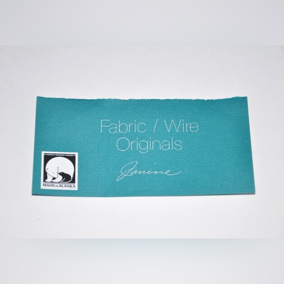 Alaskan Eskimo Figurine Christmas Ornament Real Fur Fabric Wire Originals - Picture 6 of 6